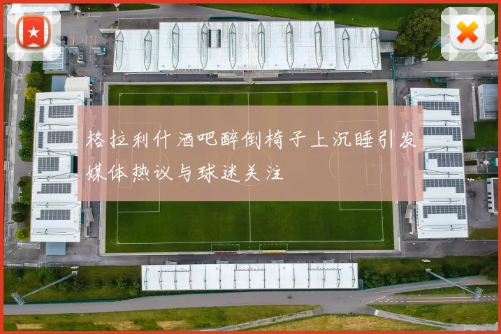 格拉利什酒吧醉倒椅子上沉睡引发媒体热议与球迷关注
